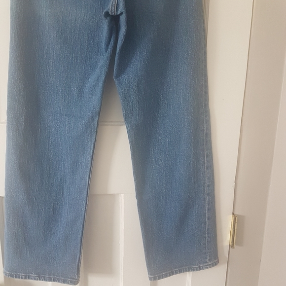 Levi's Premium Ribcage Straight Leg Button Fly Ankle Denim Light Wash Sz 27 x 27 - Picture 10 of 13